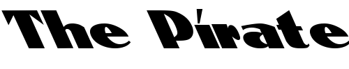 Font : FZ-JAZZY-53-LEFTY Custom Text : The Pirate Way Test your own text here Click to download or to view this font on a tshirt that can be custom printed in Bali