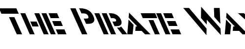 Font : FZ-JAZZY-54-LEFTY Custom Text : The Pirate Way Test your own text here Click to download or to view this font on a tshirt that can be custom printed in Bali