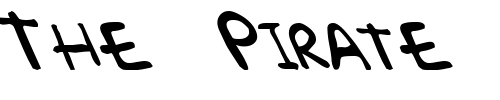 Font : FZ-JAZZY-57-LEFTY Custom Text : The Pirate Way Test your own text here Click to download or to view this font on a tshirt that can be custom printed in Bali