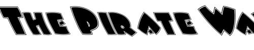 Font : FZ-JAZZY-9-CONTOUR-LEFTY Custom Text : The Pirate Way Test your own text here Click to download or to view this font on a tshirt that can be custom printed in Bali
