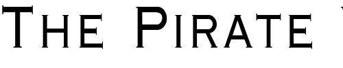 Font : FZ-ROMAN-13-COND Custom Text : The Pirate Way Test your own text here Click to download or to view this font on a tshirt that can be custom printed in Bali