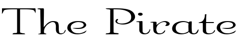Font : FZ-ROMAN-16-EX Custom Text : The Pirate Way Test your own text here Click to download or to view this font on a tshirt that can be custom printed in Bali
