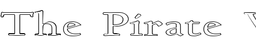 Font : FZ-ROMAN-17-HOLLOW-EX Custom Text : The Pirate Way Test your own text here Click to download or to view this font on a tshirt that can be custom printed in Bali