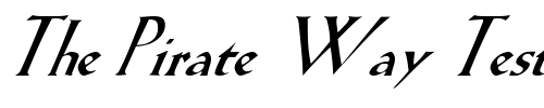Font : FZ-ROMAN-19-ITALIC Custom Text : The Pirate Way Test your own text here Click to download or to view this font on a tshirt that can be custom printed in Bali