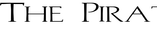 Font : FZ-ROMAN-2-EX Custom Text : The Pirate Way Test your own text here Click to download or to view this font on a tshirt that can be custom printed in Bali