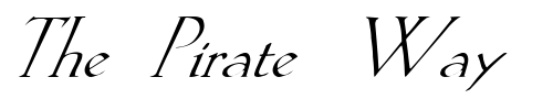 Font : FZ-ROMAN-20-ITALIC Custom Text : The Pirate Way Test your own text here Click to download or to view this font on a tshirt that can be custom printed in Bali