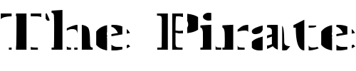 Font : FZ-ROMAN-24-STRIPED-EX Custom Text : The Pirate Way Test your own text here Click to download or to view this font on a tshirt that can be custom printed in Bali