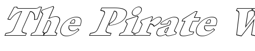 Font : FZ-ROMAN-26-HOLLOW-ITALIC Custom Text : The Pirate Way Test your own text here Click to download or to view this font on a tshirt that can be custom printed in Bali