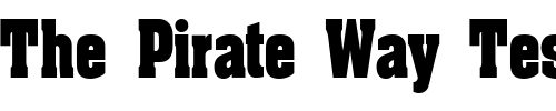 Font : FZ-ROMAN-3-COND Custom Text : The Pirate Way Test your own text here Click to download or to view this font on a tshirt that can be custom printed in Bali