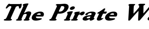 Font : FZ-ROMAN-30-ITALIC Custom Text : The Pirate Way Test your own text here Click to download or to view this font on a tshirt that can be custom printed in Bali
