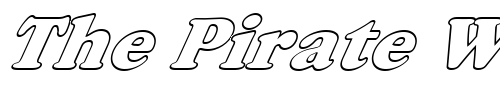 Font : FZ-ROMAN-34-HOLLOW-ITALIC Custom Text : The Pirate Way Test your own text here Click to download or to view this font on a tshirt that can be custom printed in Bali