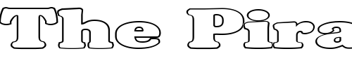 Font : FZ-ROMAN-35-HOLLOW-EX Custom Text : The Pirate Way Test your own text here Click to download or to view this font on a tshirt that can be custom printed in Bali