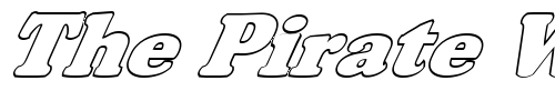 Font : FZ-ROMAN-35-HOLLOW-ITALIC Custom Text : The Pirate Way Test your own text here Click to download or to view this font on a tshirt that can be custom printed in Bali