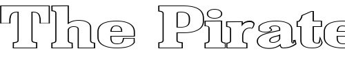 Font : FZ-ROMAN-36-HOLLOW-EX Custom Text : The Pirate Way Test your own text here Click to download or to view this font on a tshirt that can be custom printed in Bali