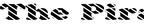 Font : FZ-ROMAN-4-STRIPED-EX Custom Text : The Pirate Way Test your own text here Click to download or to view this font on a tshirt that can be custom printed in Bali