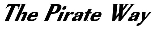 Font : FZ-ROMAN-40-ITALIC Custom Text : The Pirate Way Test your own text here Click to download or to view this font on a tshirt that can be custom printed in Bali