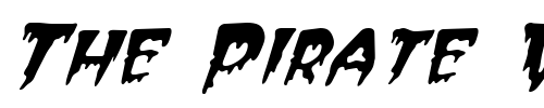 Font : FZ-UNIQUE-10-ITALIC Custom Text : The Pirate Way Test your own text here Click to download or to view this font on a tshirt that can be custom printed in Bali
