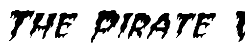 Font : FZ-UNIQUE-10-WAVEY-ITALIC Custom Text : The Pirate Way Test your own text here Click to download or to view this font on a tshirt that can be custom printed in Bali