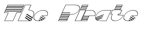 Font : FZ-UNIQUE-11-HOLLOW-ITALIC Custom Text : The Pirate Way Test your own text here Click to download or to view this font on a tshirt that can be custom printed in Bali