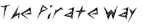 Font : FZ-UNIQUE-17-CRACKED Custom Text : The Pirate Way Test your own text here Click to download or to view this font on a tshirt that can be custom printed in Bali