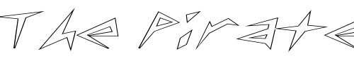 Font : FZ-UNIQUE-17-HOLLOW-EX Custom Text : The Pirate Way Test your own text here Click to download or to view this font on a tshirt that can be custom printed in Bali