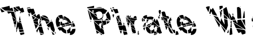 Font : FZ-UNIQUE-20-CRACKED-LEFTY Custom Text : The Pirate Way Test your own text here Click to download or to view this font on a tshirt that can be custom printed in Bali