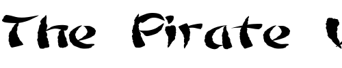 Font : FZ-UNIQUE-22-MANGLED-EX Custom Text : The Pirate Way Test your own text here Click to download or to view this font on a tshirt that can be custom printed in Bali