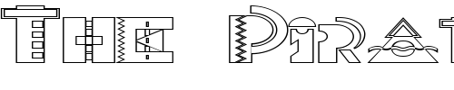 Font : FZ-UNIQUE-36-HOLLOW-EX Custom Text : The Pirate Way Test your own text here Click to download or to view this font on a tshirt that can be custom printed in Bali