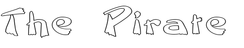 Font : FZ-UNIQUE-38-HOLLOW-EX Custom Text : The Pirate Way Test your own text here Click to download or to view this font on a tshirt that can be custom printed in Bali