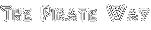 Font : FZ-UNIQUE-40-HOLLOW Custom Text : The Pirate Way Test your own text here Click to download or to view this font on a tshirt that can be custom printed in Bali