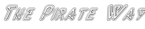 Font : FZ-UNIQUE-40-HOLLOW-ITALIC Custom Text : The Pirate Way Test your own text here Click to download or to view this font on a tshirt that can be custom printed in Bali