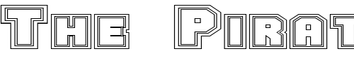 Font : FZ-UNIQUE-49-HOLLOW-EX Custom Text : The Pirate Way Test your own text here Click to download or to view this font on a tshirt that can be custom printed in Bali