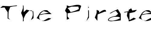 Font : FZ-WACKY-14-EX Custom Text : The Pirate Way Test your own text here Click to download or to view this font on a tshirt that can be custom printed in Bali