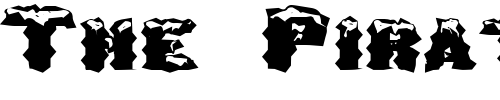 Font : FZ-WACKY-29-EX Custom Text : The Pirate Way Test your own text here Click to download or to view this font on a tshirt that can be custom printed in Bali