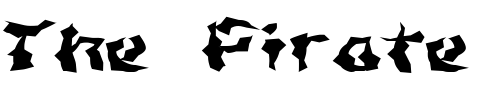 Font : FZ-WACKY-49-EX Custom Text : The Pirate Way Test your own text here Click to download or to view this font on a tshirt that can be custom printed in Bali