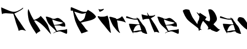 Font : FZ-WARPED-11-LEFTY Custom Text : The Pirate Way Test your own text here Click to download or to view this font on a tshirt that can be custom printed in Bali