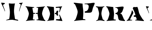 Font : FZ-WARPED-17 Custom Text : The Pirate Way Test your own text here Click to download or to view this font on a tshirt that can be custom printed in Bali