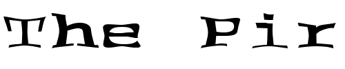 Font : FZ-WARPED-2-EX Custom Text : The Pirate Way Test your own text here Click to download or to view this font on a tshirt that can be custom printed in Bali