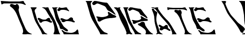 Font : FZ-WARPED-21-LEFTY Custom Text : The Pirate Way Test your own text here Click to download or to view this font on a tshirt that can be custom printed in Bali