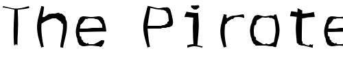 Font : FZ-WARPED-3 Custom Text : The Pirate Way Test your own text here Click to download or to view this font on a tshirt that can be custom printed in Bali