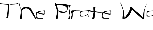 Font : FZ-WARPED-31-EX Custom Text : The Pirate Way Test your own text here Click to download or to view this font on a tshirt that can be custom printed in Bali