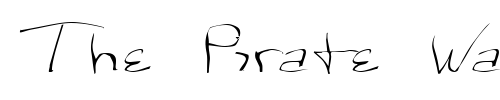 Font : FZ-WARPED-32-ITALIC Custom Text : The Pirate Way Test your own text here Click to download or to view this font on a tshirt that can be custom printed in Bali
