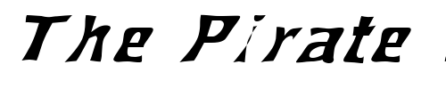 Font : FZ-WARPED-40-ITALIC Custom Text : The Pirate Way Test your own text here Click to download or to view this font on a tshirt that can be custom printed in Bali