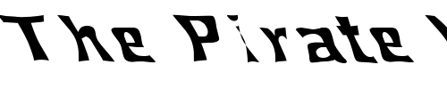 Font : FZ-WARPED-40-LEFTY Custom Text : The Pirate Way Test your own text here Click to download or to view this font on a tshirt that can be custom printed in Bali