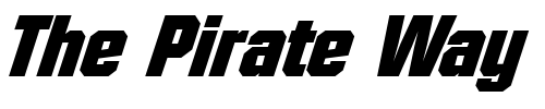 Font : FacetBlack-Xitalic-Regular Custom Text : The Pirate Way Test your own text here Click to download or to view this font on a tshirt that can be custom printed in Bali