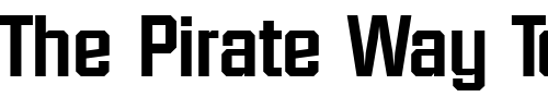 Font : FacetExtrabold-Regular Custom Text : The Pirate Way Test your own text here Click to download or to view this font on a tshirt that can be custom printed in Bali