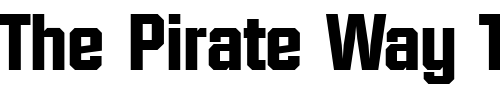 Font : FacetHeavy-Regular Custom Text : The Pirate Way Test your own text here Click to download or to view this font on a tshirt that can be custom printed in Bali