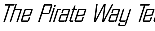 Font : FacetLight-Xitalic-Regular Custom Text : The Pirate Way Test your own text here Click to download or to view this font on a tshirt that can be custom printed in Bali