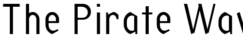 Font : FactoryLight Custom Text : The Pirate Way Test your own text here Click to download or to view this font on a tshirt that can be custom printed in Bali