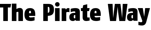 Font : FagoCoTf-Black Custom Text : The Pirate Way Test your own text here Click to download or to view this font on a tshirt that can be custom printed in Bali